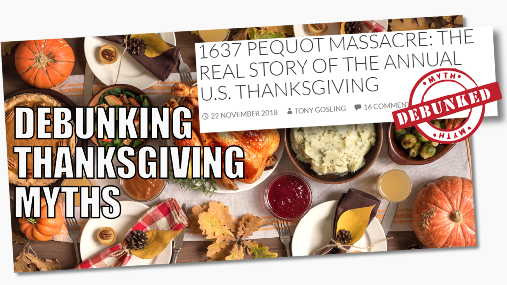 Debunking Thanksgiving myths